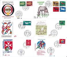17 FDC BRD Jahr 1969