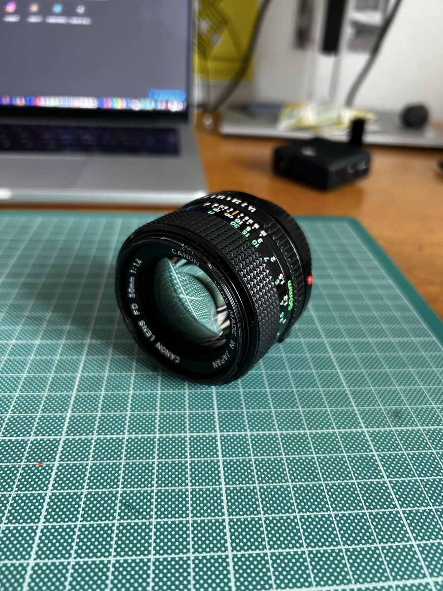 Canon Obiettivi: Objectif Canon FD 50mm 1:4. - Excellent état – Usato da Fribourg venduto da dep_78gd 2