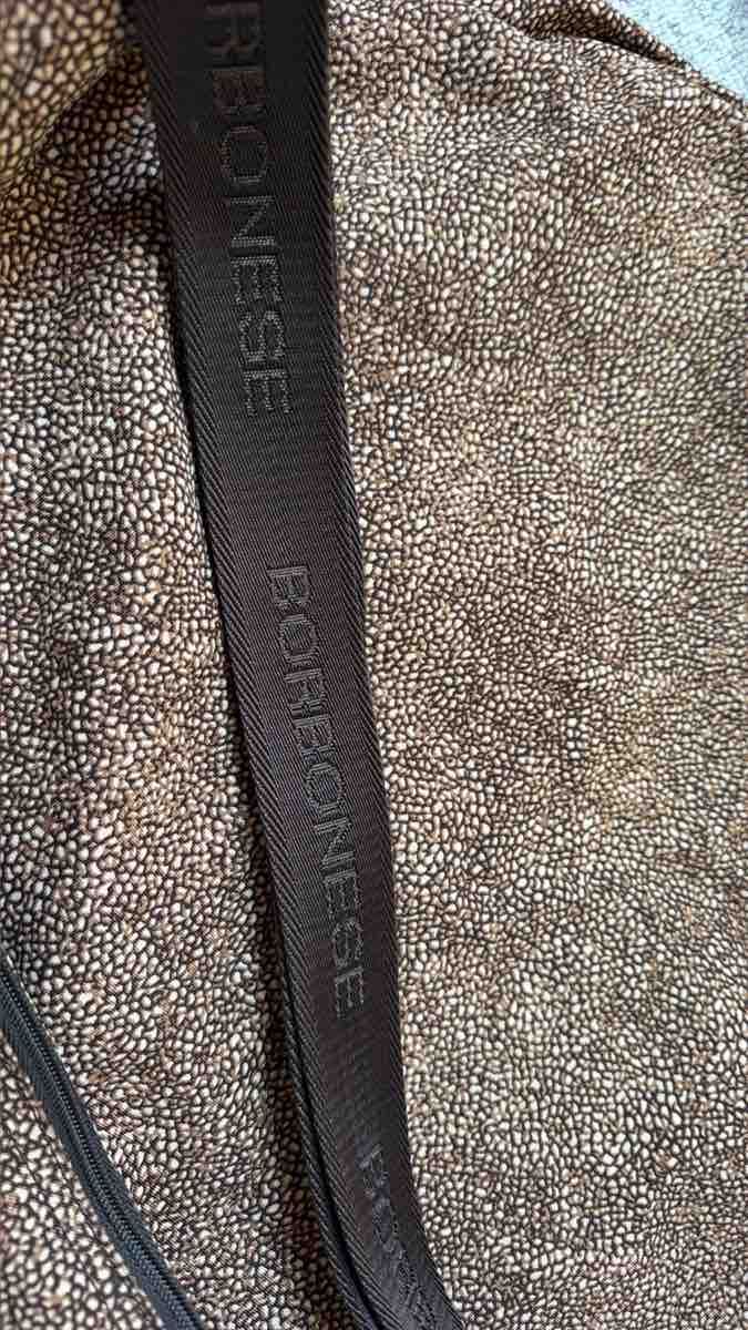 Borbonese Borse da donna: Borsa Borbonese marrone con tracolla logo, usata – Usato da Bad Ragaz venduto da car_c76x 1