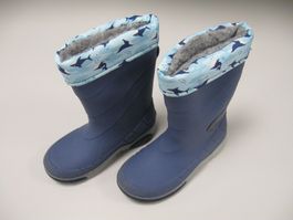 LUPILU Kinder Gummistiefel Regenstiefel Gr. 24/25 Warmfutter