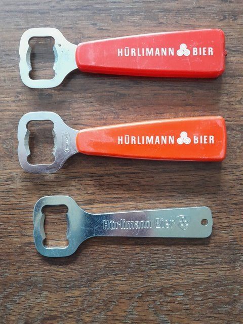 Bicchieri, Caraffe & Bottiglie: Bier Brauerei Hürlimann Flaschenöffner – Usato da St.Gallen venduto da Stocken64