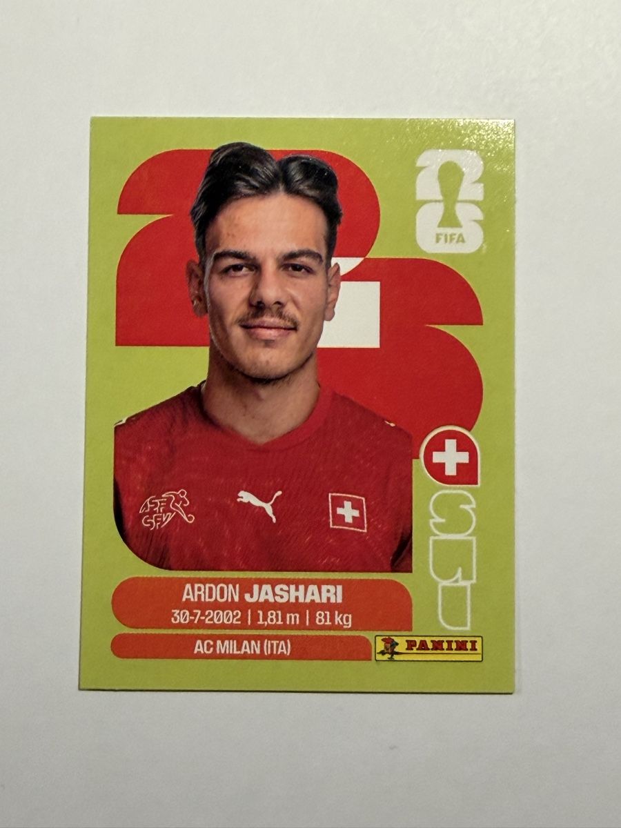Panini Carte collezionabili: Panini WM 2026 Ardon Jashari SUI 14 – Nuovo (secondo la descrizione) da Reinach BL venduto da Pepe2412