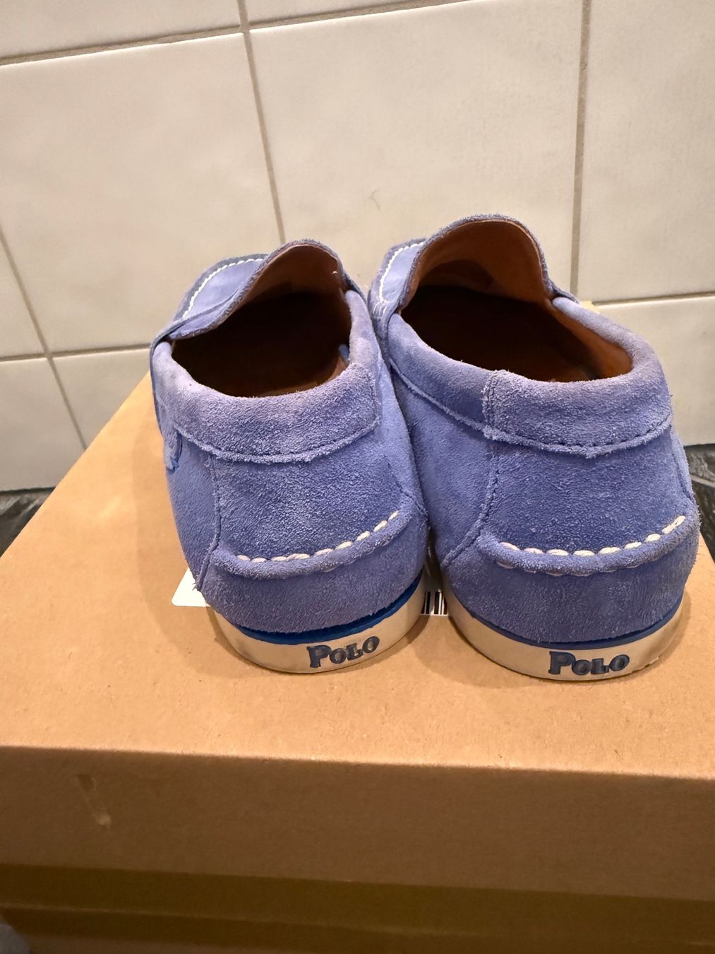Ralph Lauren Scarpe da uomo: Polo Ralph Lauren Mokassin blau Gr. 41 – Usato da Chur venduto da spicebone 4
