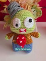 Gung-Handmade super süsses Monster unique Cotton