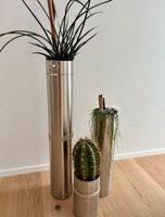 Edle Blumenvase aus Stahl, 3er Set - Zeitloses Design