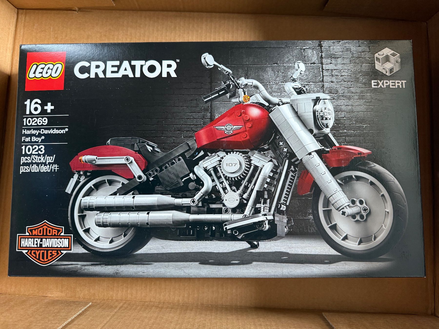 Lego Kit di costruzioni: Lego 10269 - Harley-Davidson - Fat Boy – Nuovo e nell'imballaggio originale da Basel venduto da zekzek