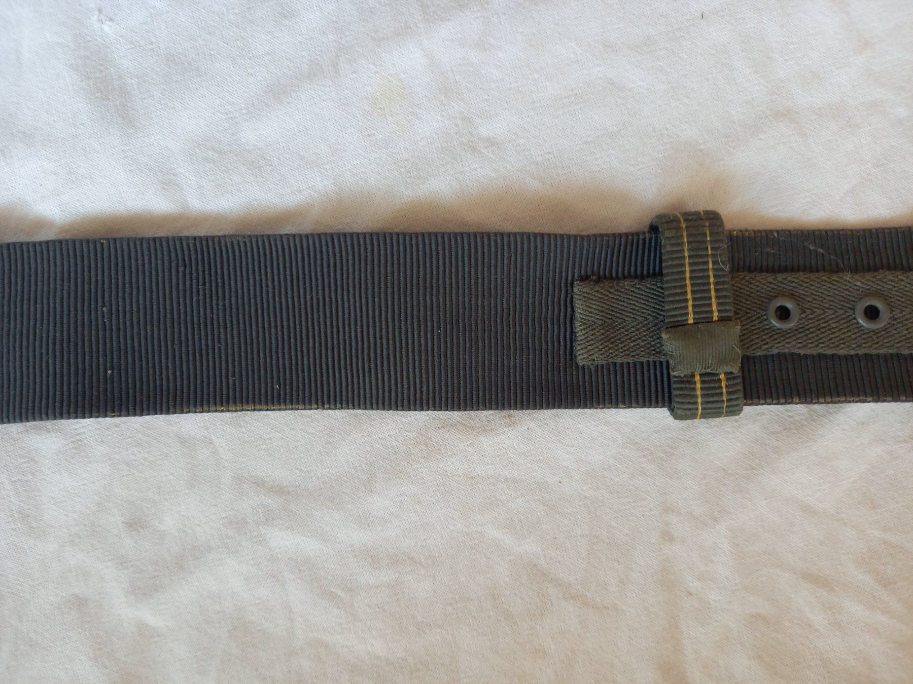 Schweizer Armee Cinture: Ceinture ancienne militaire réglable – Usato da Rossens FR venduto da Souris1 7