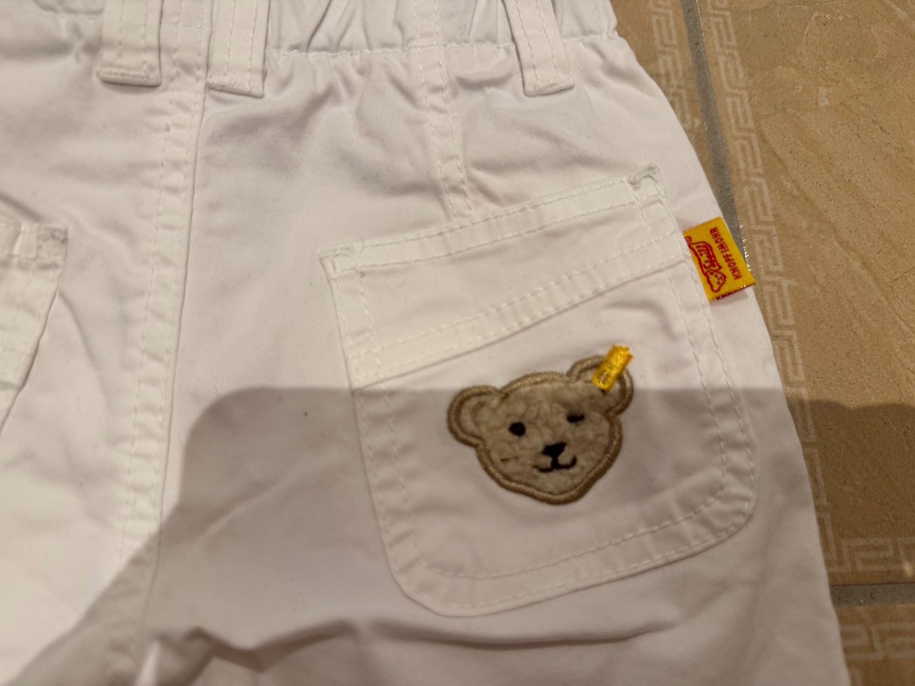 Steiff Pantaloni: Steiff NWRT süsse Shorts, 9Mt 74 – Nuovo (secondo la descrizione) da Klingnau venduto da Markus14 3