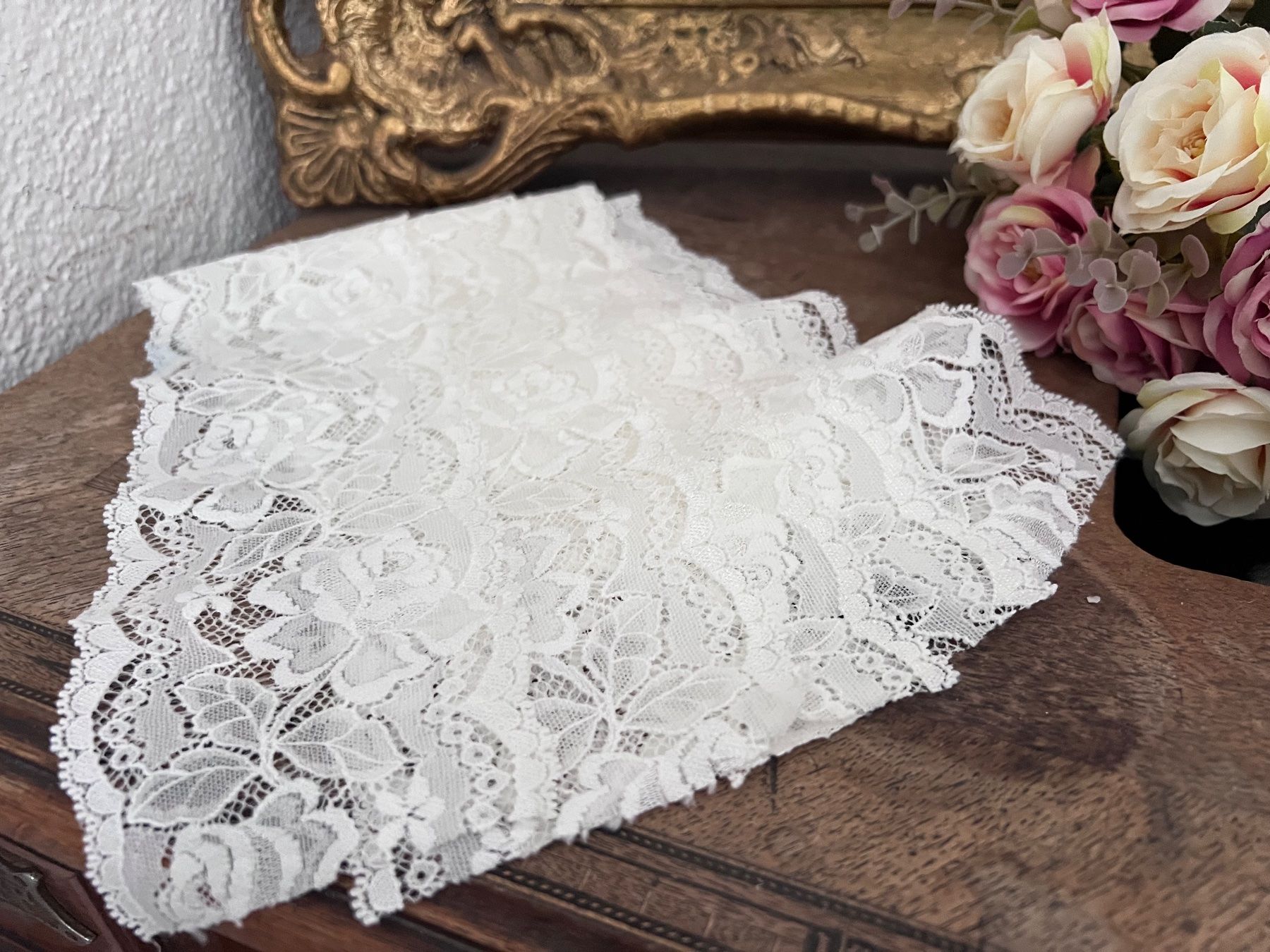 Tessuti: Alte, vintage Spitzen - 5 Stück - Shabby - elastisch – Nuovo (secondo la descrizione) da Walzenhausen venduto da Cerna007 8