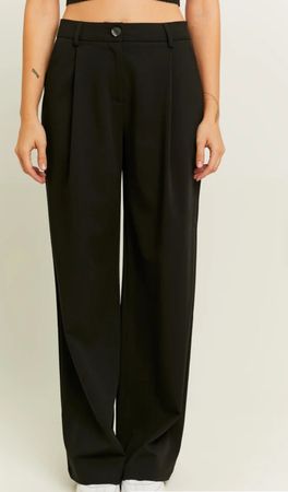 Schwarze Hosen mit weitem Bein von Tally Weijl (EUR XS)