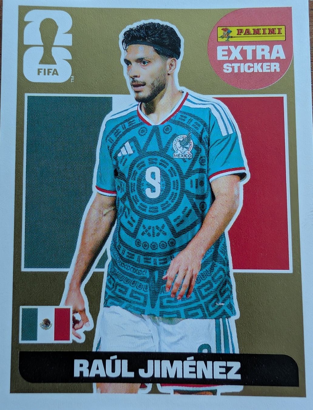 Panini Carte collezionabili: Raul Jimenez Gold panini wm 2026 extra sticker – Nuovo (secondo la descrizione) da Zürich venduto da Milk-and-Chicken