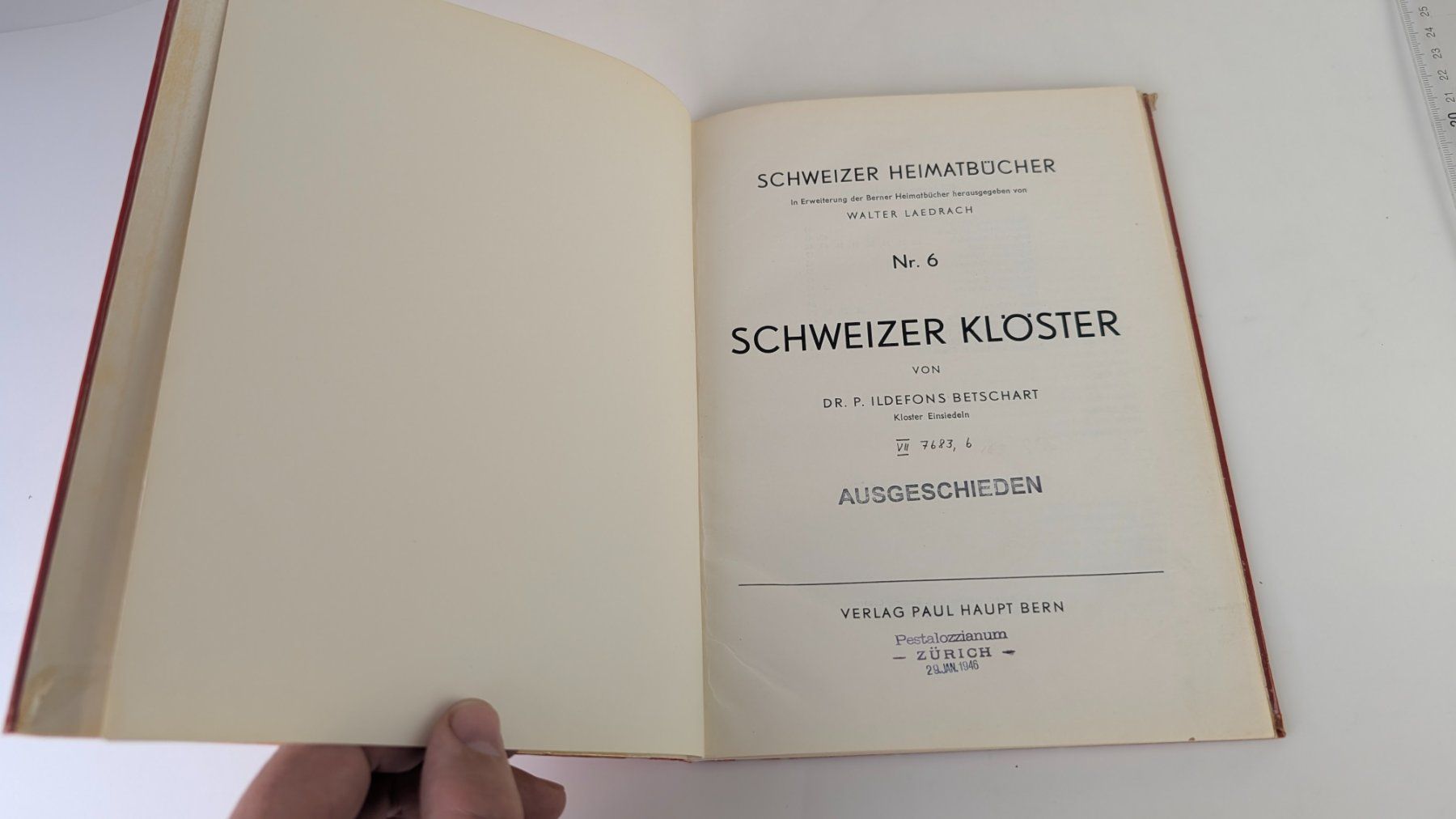 Libri: Schweizer Heimatbücher: Schweizer Klöster 1945 – Usato da Zürich venduto da axolottchen 3