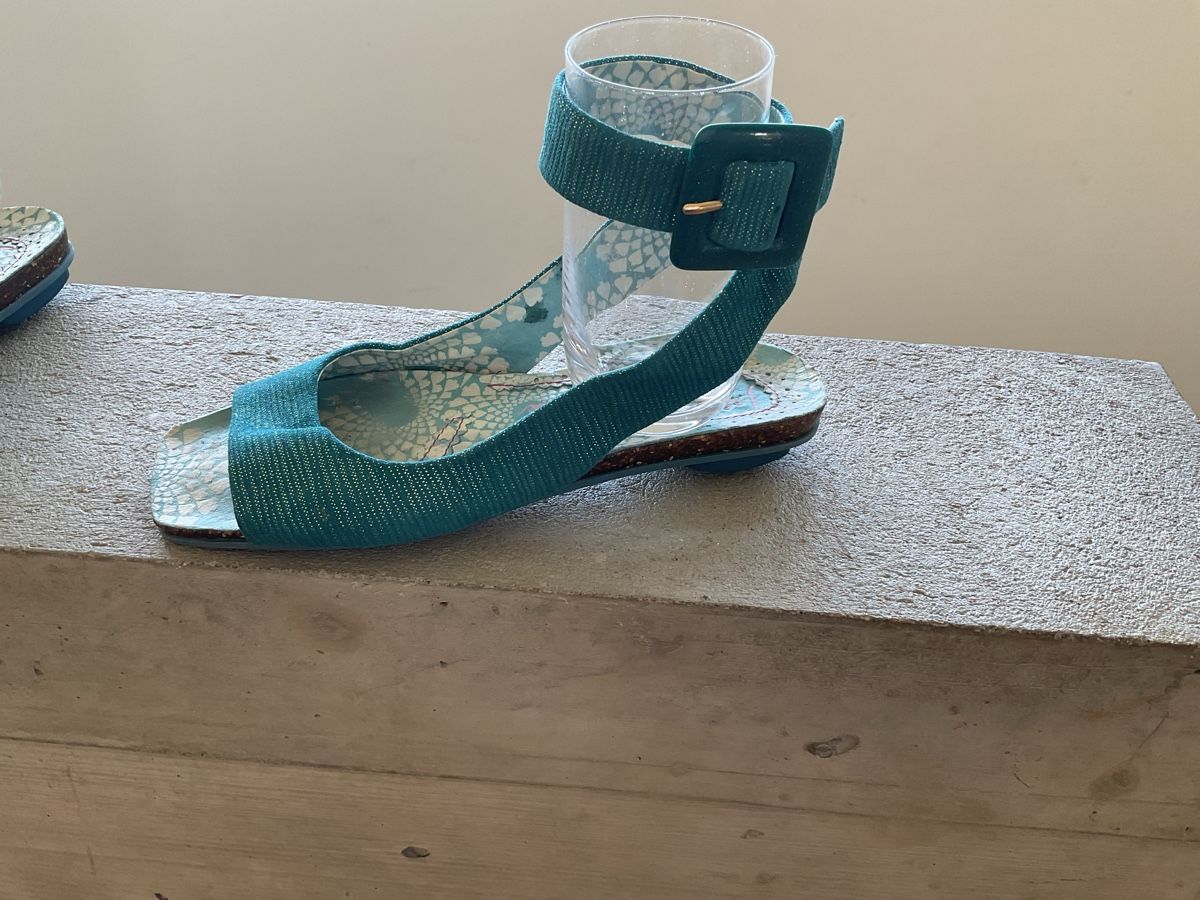 Scarpe da donna: Sandales d'été turquoise Irregular Choice, taille 38 – Usato da Villarepos venduto da Sglobule 2
