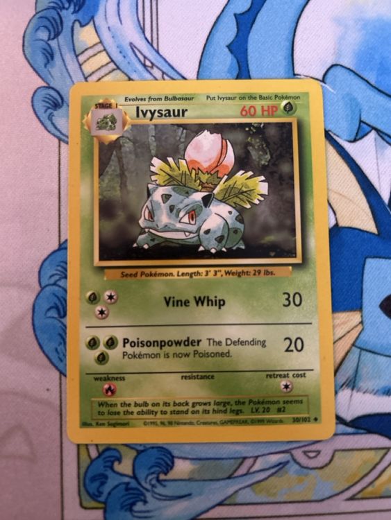 Pokemon Ivysaur base set 30/102 (Neu (gemäss Beschreibung)) in Zürich ...