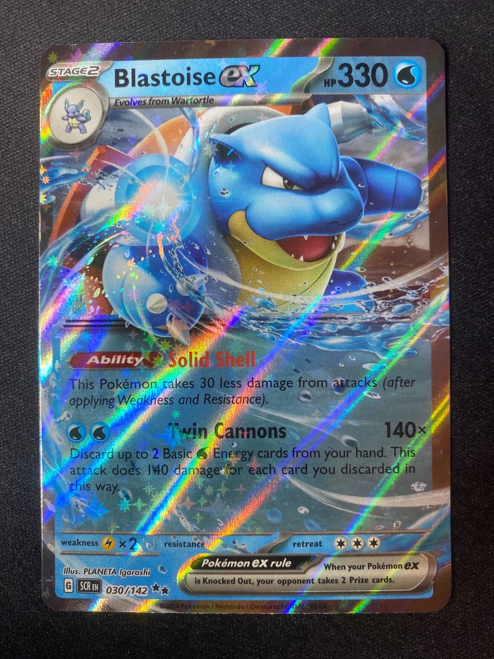 Pokémon Cartes à collectionner: Blastoise ex 30 - Turtok ex - Tortank - Stellar Crown - EN – Neuf (Voir description) à Hausen AG par Shrade
