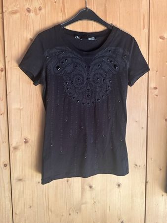 Love Moschino T-Shirt, Grösse 40,Schwarz, Top Zustand