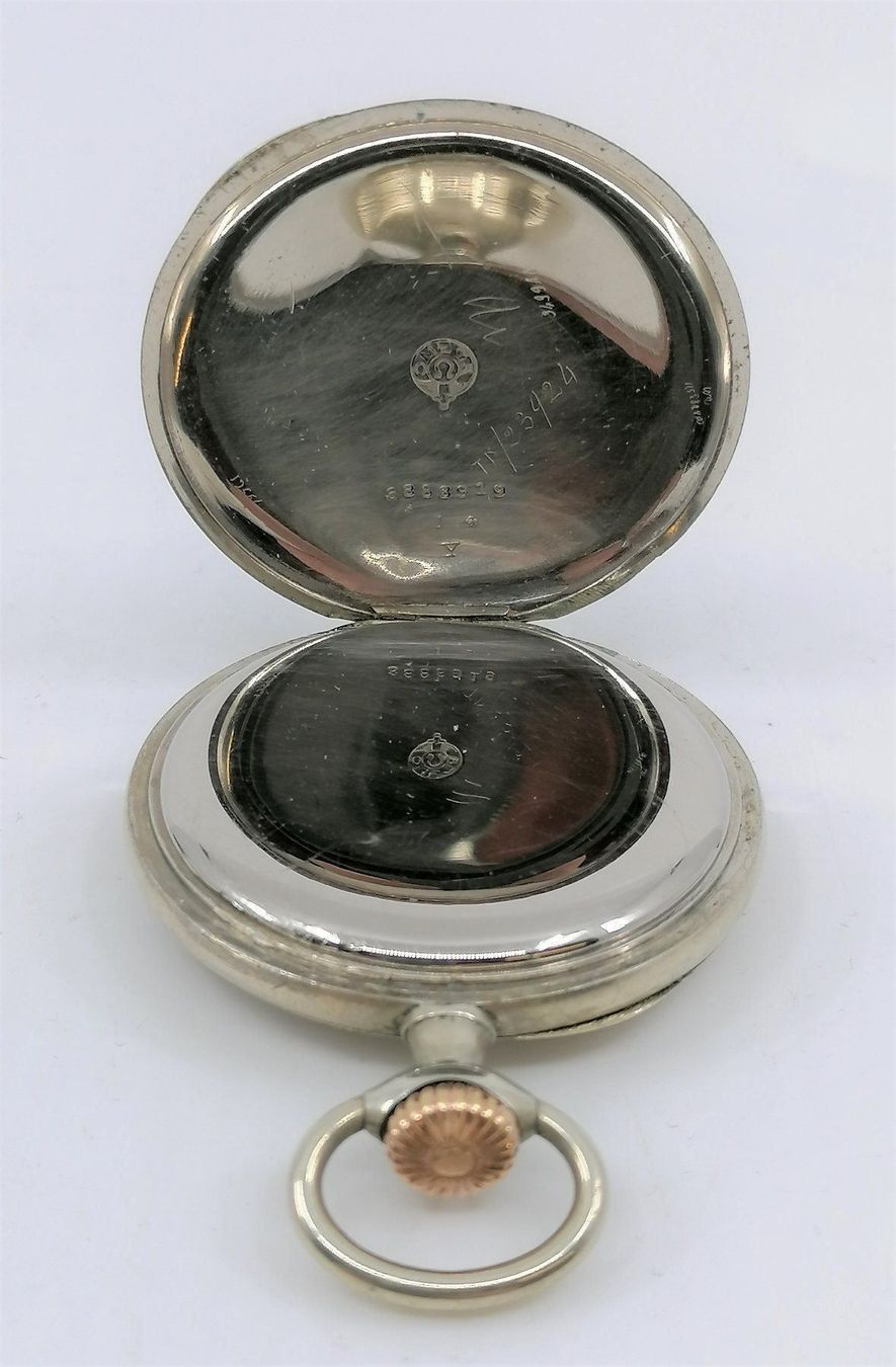 Omega Orologi: Omega Lépine Taschenuhr Edelstahl – Usato da Reinach BL venduto da fliegenrolli 2
