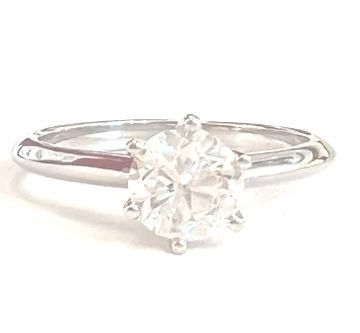 Anelli: 1.00ct. D/SI Einkaräter Solitärring, Weissgold: LP 11.500,- – Nuovo e nell'imballaggio originale da Zürich venduto da juwelier-damken 1