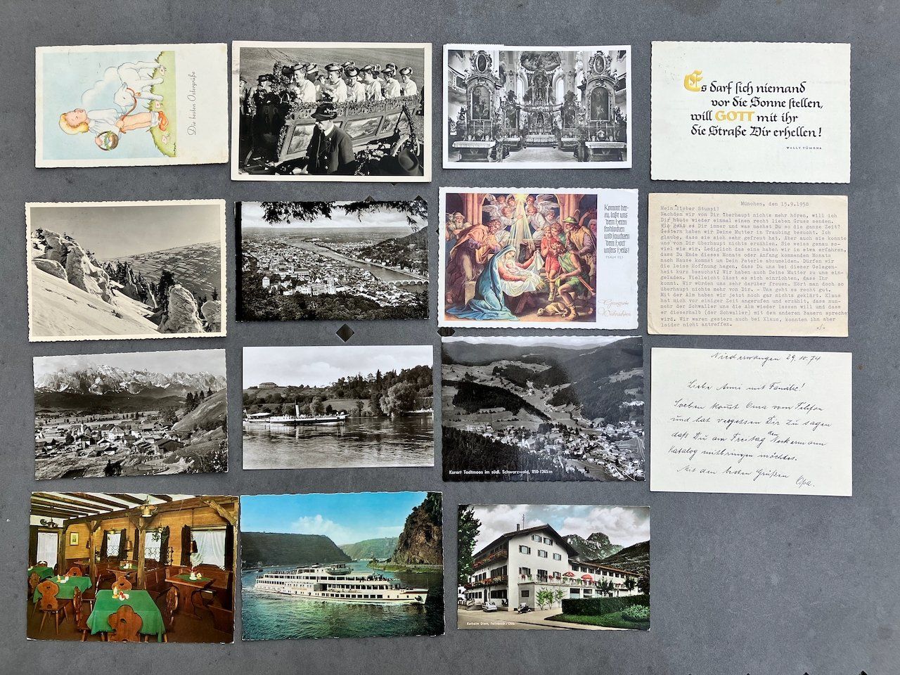 Cartoline postali: Deutschland - 15 Ansichtskarten 1949-82 – Usato da Nesslau venduto da andi_hon 5