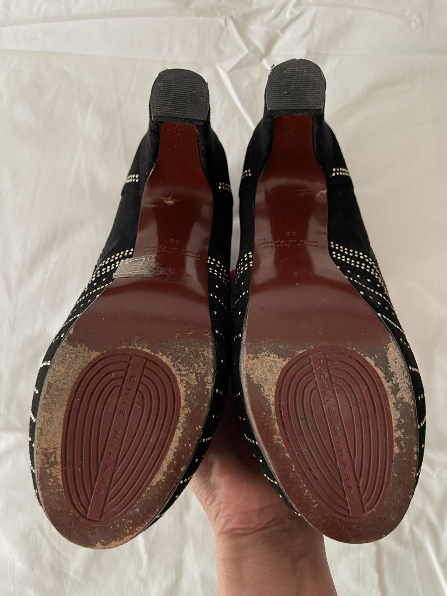 Chie Mihara Scarpe da donna: Chie Mihara Wildleder Boots/Stiefletten Gr. 39 – Nuovo (secondo la descrizione) da Zürich venduto da cosmic_mariposa 3