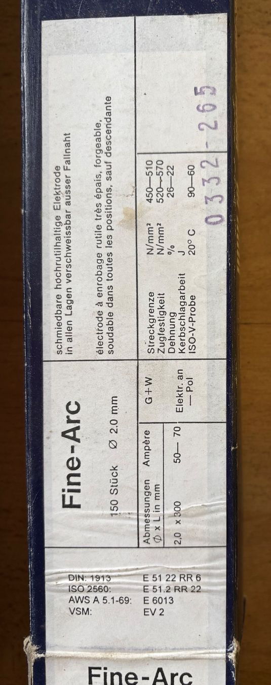 Postes à souder: Schweisselektroden diverse – Neuf (Voir description) à Deitingen par pilbara 2