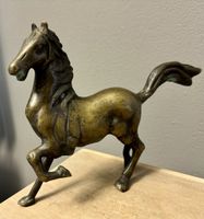Wunderschönes Bronze Pferd Figur 27 cm lang