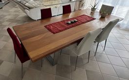 Esstisch od Sitzungstisch in Massivholz Jatoba 300x110cm
