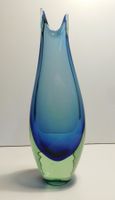 Design Murano Kristall Vase Design Flavio Polli Sommerso