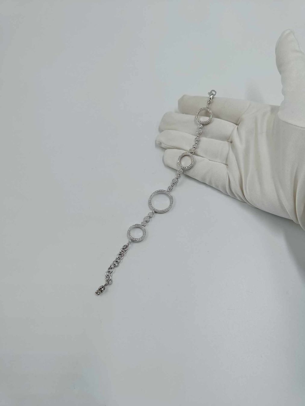 Bracciali & Braccialetti: DIAMANT BRACELET IN 750 WEISSGOLD – Usato da Luzern venduto da EdiGem 4