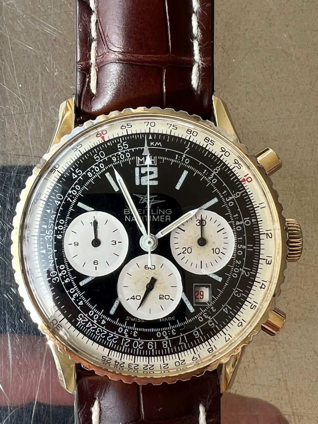Breitling Orologi: Breitling Navitimer - Vintage Special Edit – Usato da Richterswil venduto da wahopp