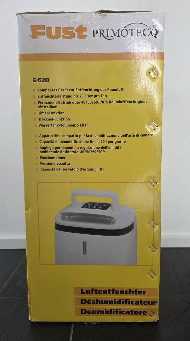 Luftentfeuchter: LUFTENTFEUCHTER FUST PRIMOTECQ E 620 – Gebraucht aus Rafz von Erzurum1 7