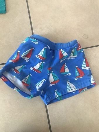 Junge Badehose mit Schiffli 6/8 (116-128)