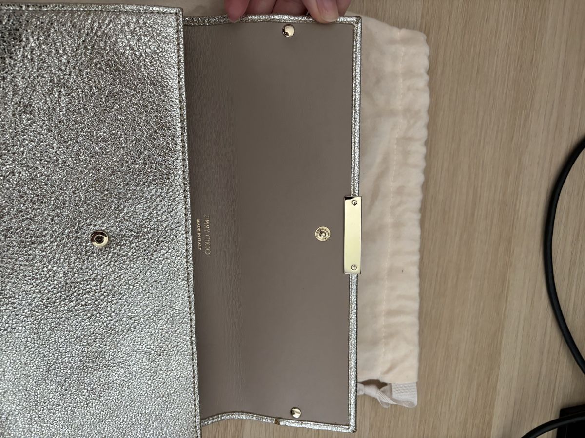 Jimmy Choo Borse da donna: Jimmy Choo Silver Clutch - full set! – Nuovo (secondo la descrizione) da Windisch venduto da bymarikaa 6