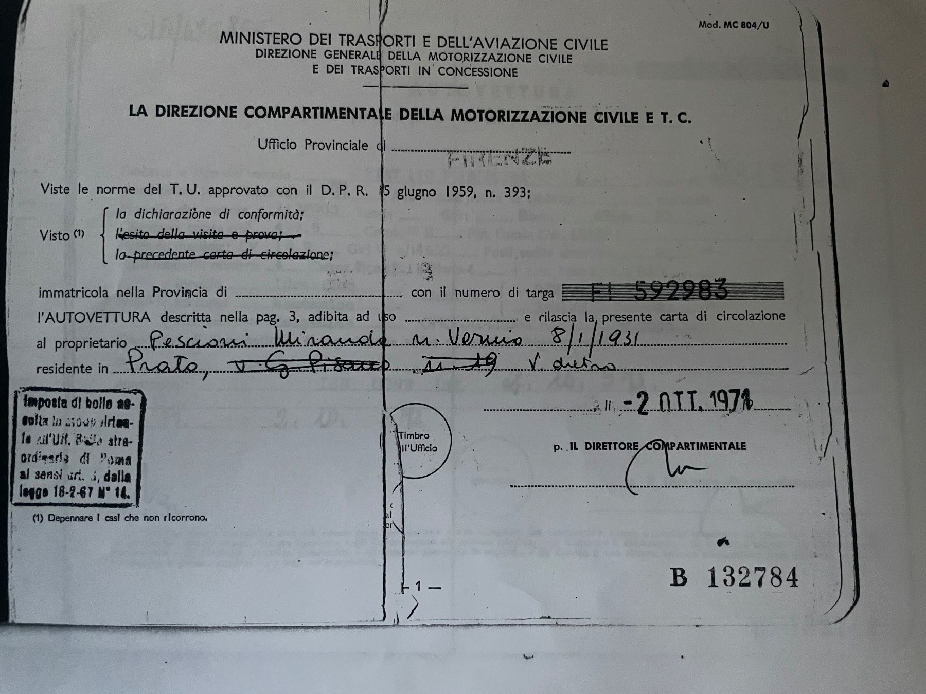 Fiat Automobili: Fiat 500L 110F – Usato da Frutigen venduto da tregel 8