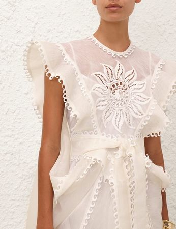 Zimmermann Kleid Balance Waterfall