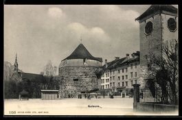 Soleure, Place avec tour ronde et tour d