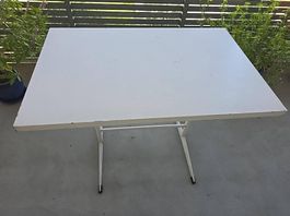 Klapptisch weiss 60 x 100 cm