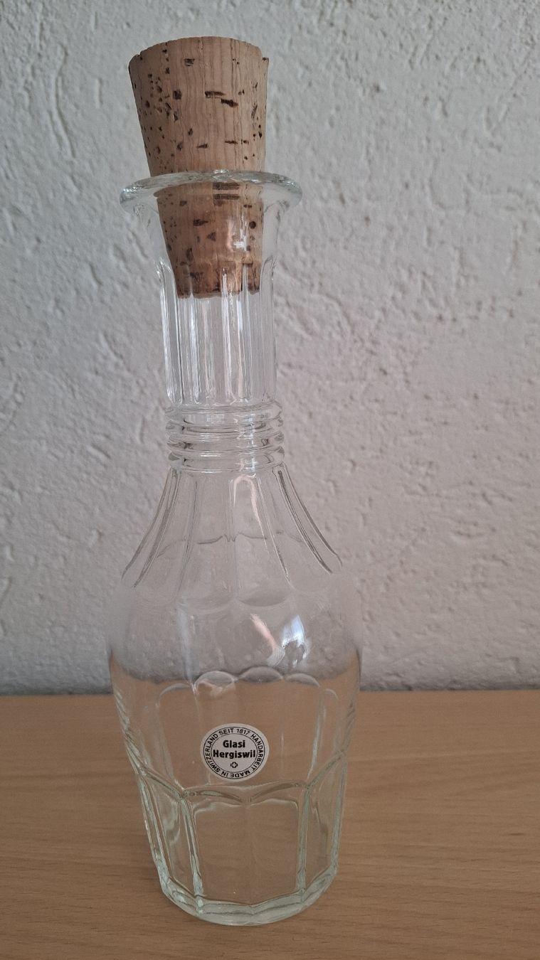 Glasi Hergiswil Altro: Schnapsflasche Zwetschgen, Glasi Hergiswil – Usato da Sattel venduto da Chneusi 1