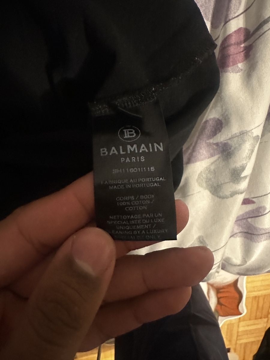 Balmain T-shirt: Balmain T-Shirt, Schwarz, Grösse S – Nuovo (secondo la descrizione) da Zürich venduto da Zoheir07 2