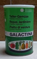 BLECHBÜCHSE / BLECHDOSE von Kinderbrei; alt; von Galactina