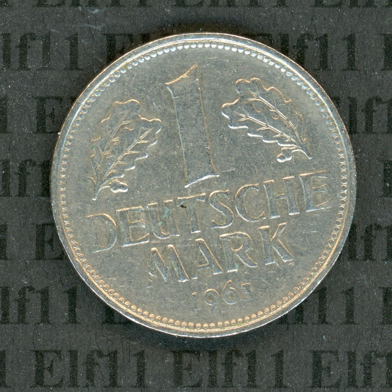 Tutti le monete: DEM___1.00 1963G -vz 1 Deutsche Mark – Usato da Widnau venduto da Elf11