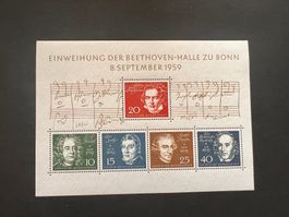 Deutsche Bundespost 1959 Block 2  ** Luxus  (2221)