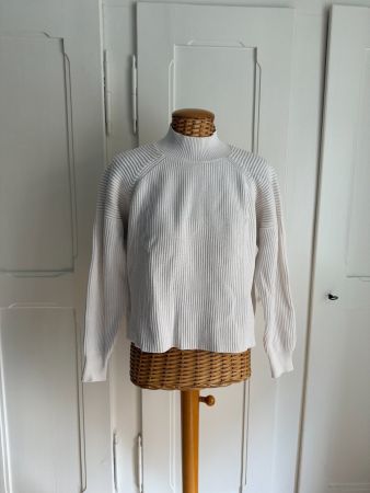 MANGO - Strickpullover weiss XS