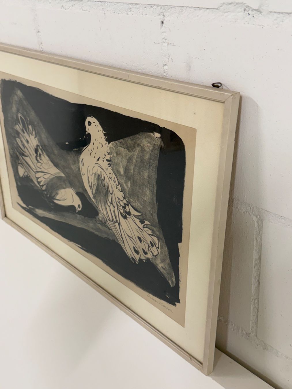 Gemälde: Helen Kasser  Originallitho Taube – Gebraucht aus Basel von PAUL_ART 5