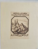 ex libris ? Radierung Schück 22 A. Knellwolf