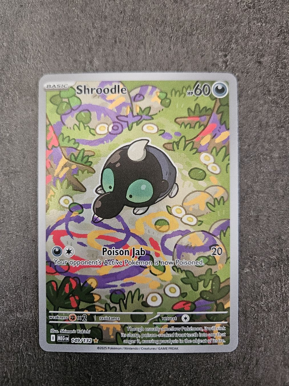 Pokémon Carte collezionabili: Shroodle MEG EN 149/132 – Nuovo (secondo la descrizione) da Aarau venduto da san_pb85