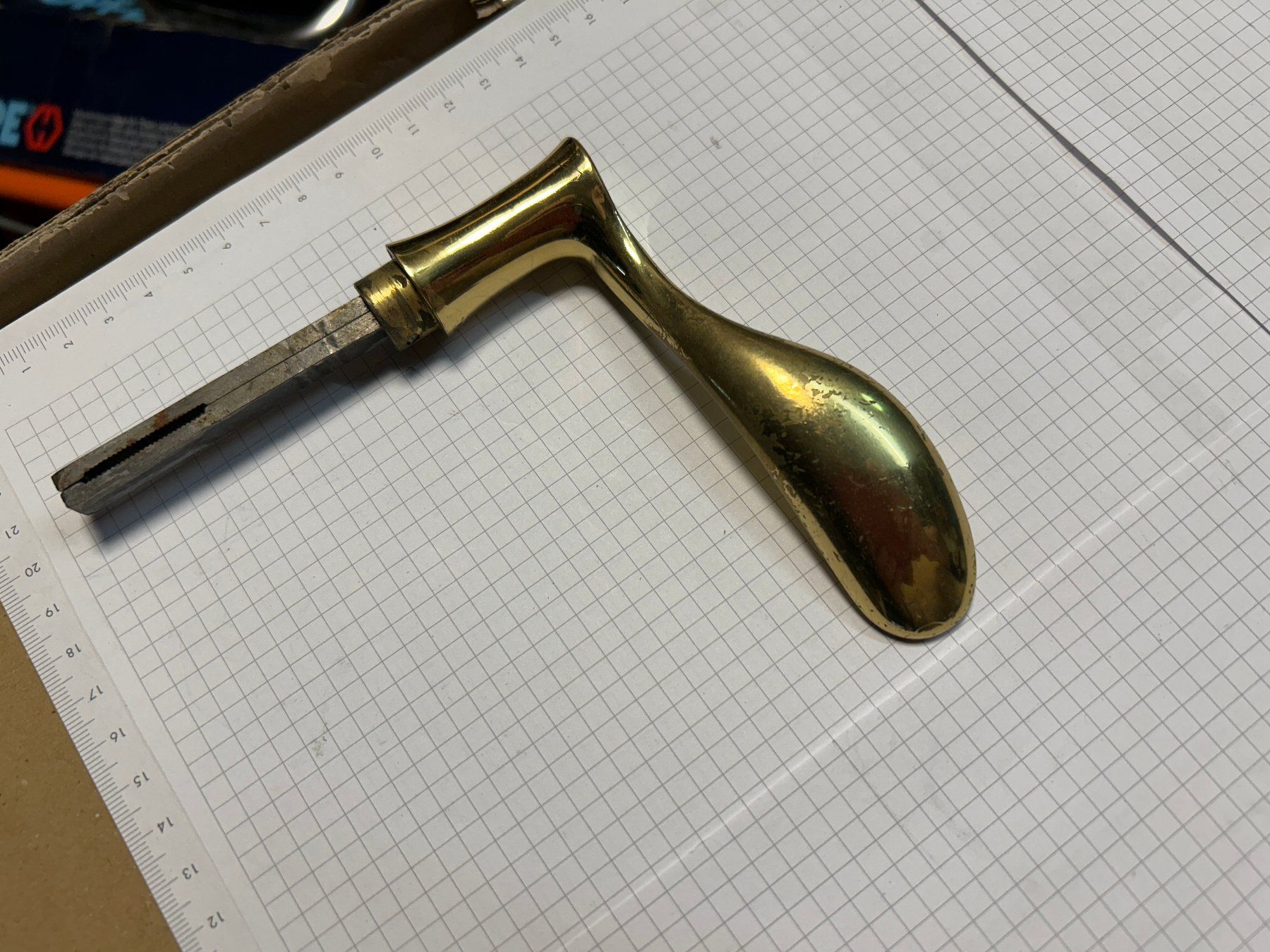 Eisenwaren: Türdrücker, Stiftteil, Messing – Neu (gemäss Beschreibung) aus hägendorf von hsh4614 1