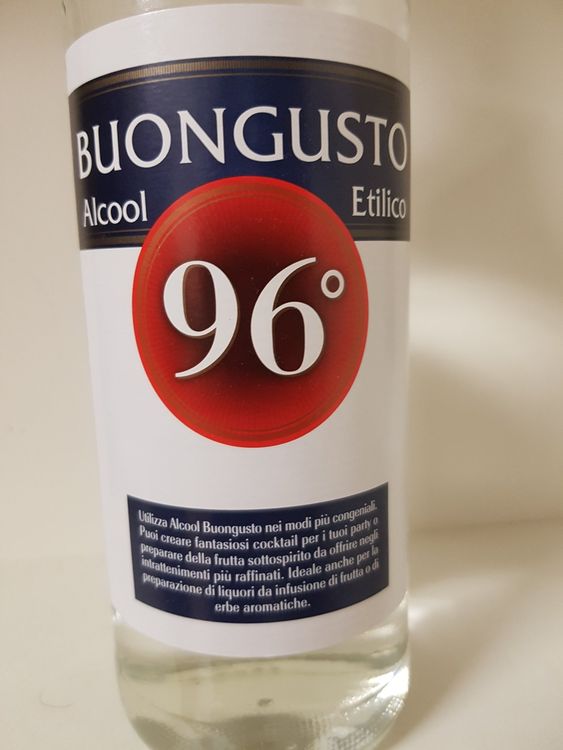 Puglia : Alcool 96% vol Fiume 1 Litro