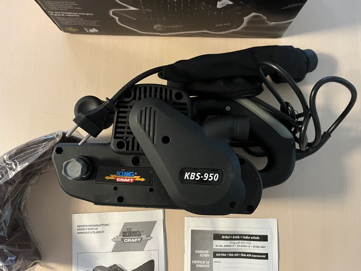 Schleifen & Polieren: Bandschleifer King Craft KBS-950, neuwertig – Neu (gemäss Beschreibung) aus Romanshorn von  1