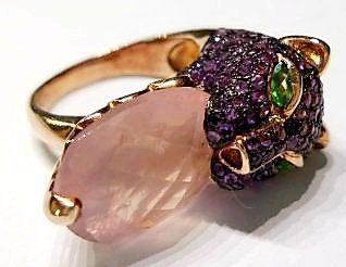 Anelli: Panther Fingerring – Nuovo e nell'imballaggio originale da Zürich venduto da adriben 4